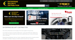 Desktop Screenshot of enterprisesecuritydistribution.com